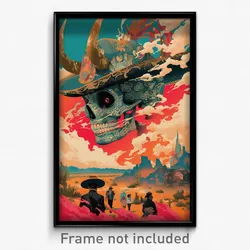 Mexican Movie Poster - Sky Blue Vein (Mexico Psychedelic Art Retro Film Print)