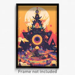 Movie Art Poster - Brisk Meeting Place (Psychedelic Retro Weird Film Print)