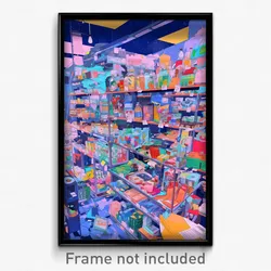 Art Poster - Different Aisle (Psychedelic Trippy Weird 11x17 Print)