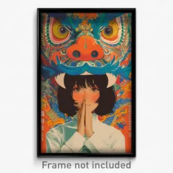 Chinese Movie Poster - Girl Feeling Pleased, Reasonable Sleeves Past Elbows
