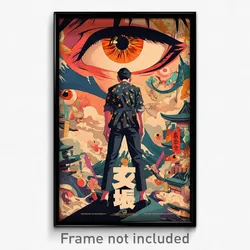 Chinese Movie Poster - Man Feeling Self Confident, Sophisticated Jeans (Print)