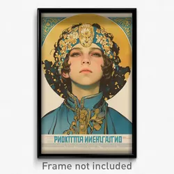 Russian Movie Poster - Boy Feeling Serenity, Admirable Headpiece (Art Print)