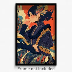 Indonesian Movie Poster - Boy Feeling Scorn, Elaborate Frilled Dress (Art Print)