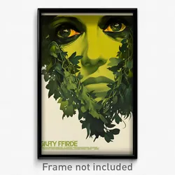 German Movie Poster - Rubbery Grove (Germany Psychedelic Art Retro Film Print)