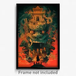 Vietnamese Movie Poster - Haunting Boiler Room (Vietnam Retro Film Art Print)