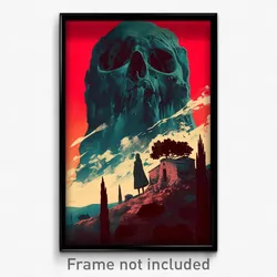 Spanish Movie Poster - Menacing Hermitage (Spain Retro Film Art Print)