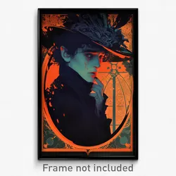French Movie Poster - Boy Feeling Self Pity, Lovely Vampire Costume (Art Print)