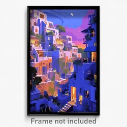 Art Poster - Urban Circle (Psychedelic Trippy Weird 11x17 Print)