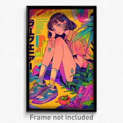 Spanish Movie Poster - Girl Feeling Hospitable, Cluttered White Socks (Print)