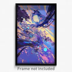 Art Poster - Thunderous Middens (Psychedelic Trippy Weird 11x17 Print)