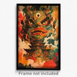 Vietnamese Movie Poster - Silly Battlements (Vietnam Retro Film Art Print)