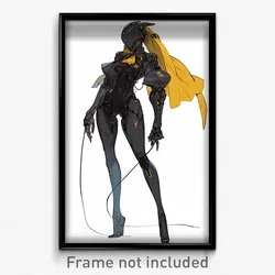 Anime Art Poster - Sunfish Feeling Loopy Wearing Noiseless Leggings