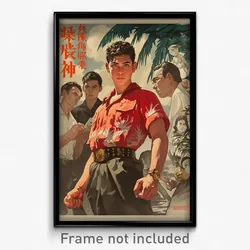 Indonesian Movie Poster - Boy Feeling Wrath, Hard To Find Ribbon Trimmed Clothes