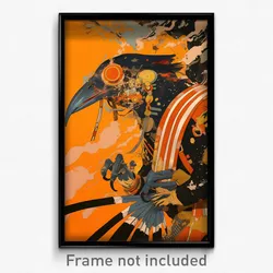 Greek Movie Poster - Spotted Warehouse (Greece Psychedelic Art Retro Film Print)
