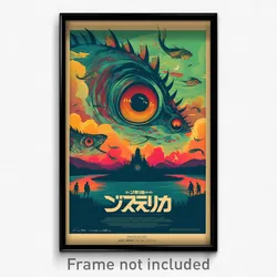 Brazilian Movie Poster - Dense Fest (Brazil Psychedelic Art Retro Film Print)