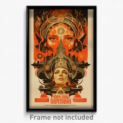 Russian Movie Poster - Golden Dreamscape (Russia Retro Film Art Print)
