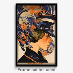Russian Movie Poster - Boy Feeling Love, Noisy Hat Ornament (Russia Art Print)