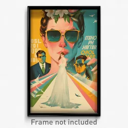 Brazilian Movie Poster - Man Feeling Discontentment, Upbeat Wedding Dress