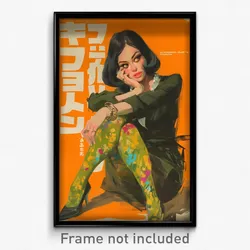Thai Movie Poster - Woman Feeling Contempt, Tattered Green Legwear (Art Print)