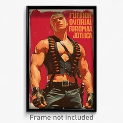 Mexican Movie Poster - Man Feeling Vicious, Strong Cropped Vest (Art Print)