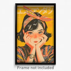 Indonesian Movie Poster - Girl Feeling Modesty, Thrifty Bow (Art Print)