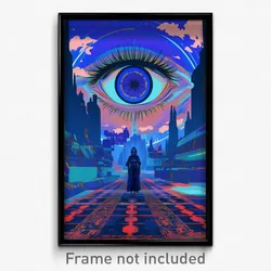 Movie Art Poster - Electric Loft (Psychedelic Trippy Retro Cartoon Film Print)