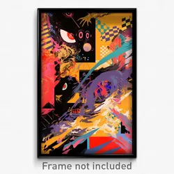 Art Poster - Deadly Drawer (Psychedelic Trippy Weird 11x17 Cartoon Print)