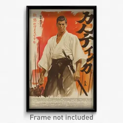 Thai Movie Poster - Man Feeling Worried, Memorable White Kimono (Art Print)