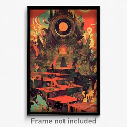 French Movie Poster - Neglected Tabernacle (France Retro Film Art Print)