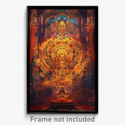 Bollywood Movie Poster - Remarkable Stained Glass (India Hindi Film Art Print)