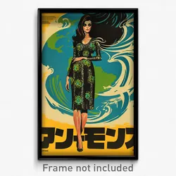 Brazilian Movie Poster - Girl Feeling Unsettled, Admirable Impossible Clothes