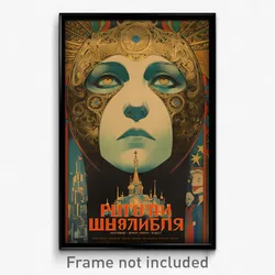 Russian Movie Poster - Velvety Pallisade (Russia Retro Film Art Print)