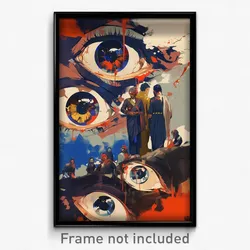 Bollywood Movie Poster - Gloomy Lookout (India Retro Hindi Film Art Print)