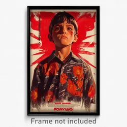 Mexican Movie Poster - Boy Feeling Cruelty, Flowery Red Jacket (Art Print)