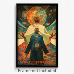 Russian Movie Poster - Immaculate Book (Russia Psychedelic Art Retro Film Print)