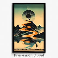 German Movie Poster - Unusual Independence Day (Germany Retro Film Art Print)