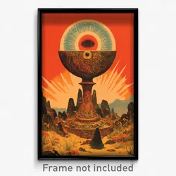 German Movie Poster - Little Table (Germany Psychedelic Art Retro Film Print)