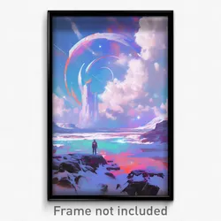 Movie Art Poster - Bright Snowfields (Psychedelic Retro Weird Film Print)