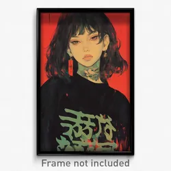 Vietnamese Movie Poster - Girl Feeling Idleness, Angelic Green Sweater (Print)