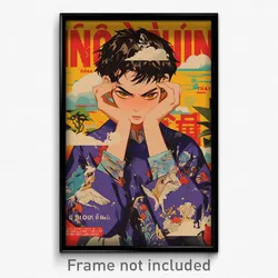 Vietnamese Movie Poster - Boy Feeling Annoyance, Multicolored Purple Sweater