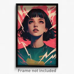 Brazilian Movie Poster - Girl Feeling Discombobulated. Alternate Costume