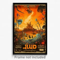 Hebrew Movie Poster - Classic Badland (Israel Psychedelic Art Retro Film Print)