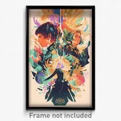 Icelandic Movie Poster - Agile Campus (Iceland Psychedelic Art Retro Film Print)