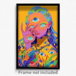 Art Poster - Modern Arm (Psychedelic Trippy Weird 11x17 Print)