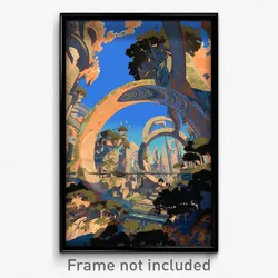 Art Poster - Amazing Pallisade (Psychedelic Trippy Weird 11x17 Print)
