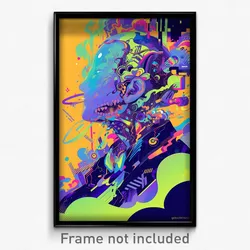 Art Poster - Spotless Austin (Psychedelic Trippy Weird 11x17 Print)