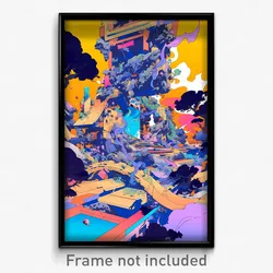 Art Poster - Flawless Chantry (Psychedelic Trippy Weird 11x17 Print)