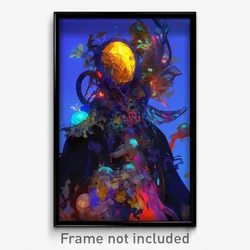 Art Poster - Superb Movie Festival (Psychedelic Trippy Weird 11x17 Print)
