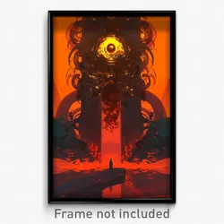 Art Poster - Rough Oubliette (Psychedelic Trippy Weird 11x17 Print)