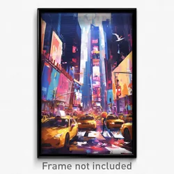 Art Poster - Neat New York (Psychedelic Trippy Weird 11x17 Print)